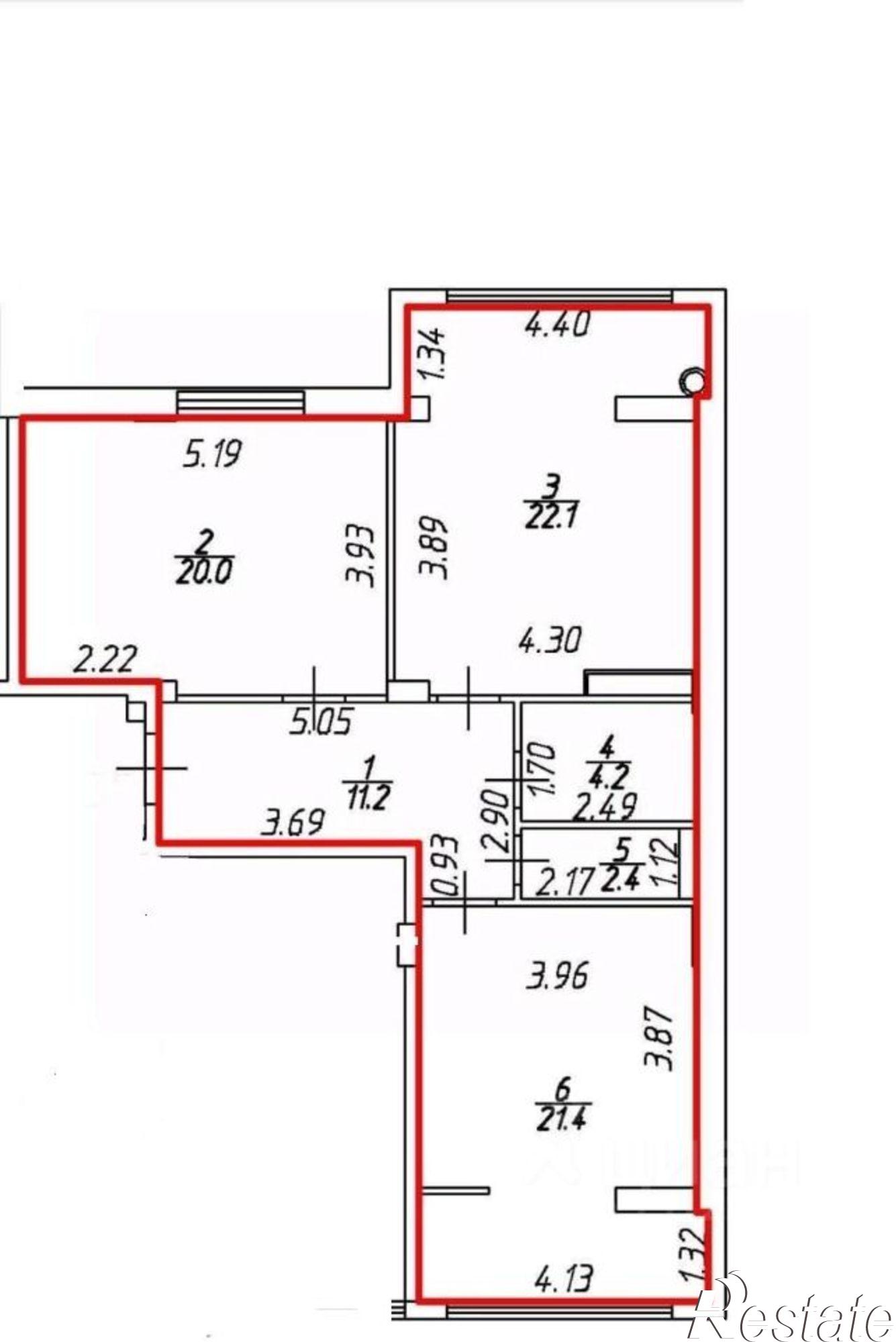 Купить квартиру за 13 500 000 рублей на улица Розы Люксембург, 24