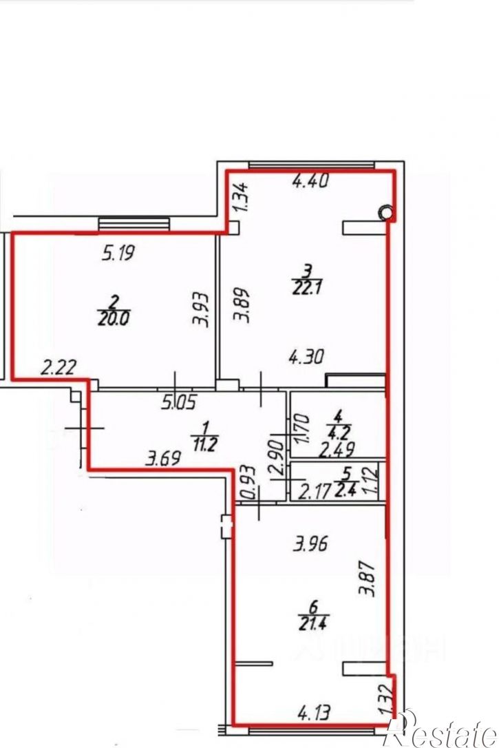 2-комн квартира улица Розы Люксембург, 24,  д. 24