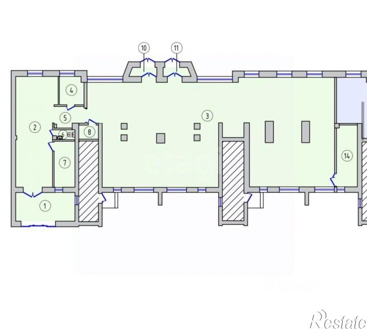 Торговое помещение улица Маршала Жукова, 42,  д. 42