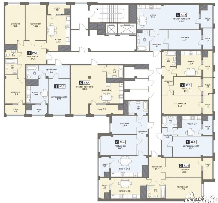 2-комн квартира в новом доме ул Серова, 468/3,  д. 468/3