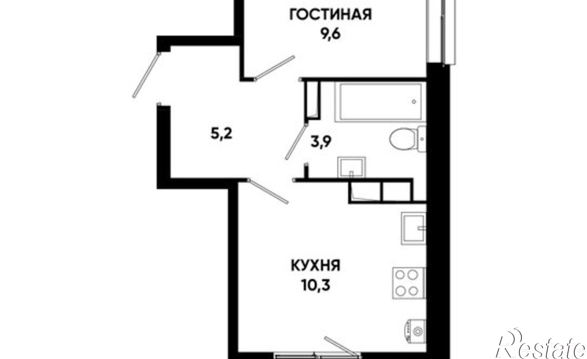 Купить квартиру за 3 772 000 рублей на Российский пр-кт, 16