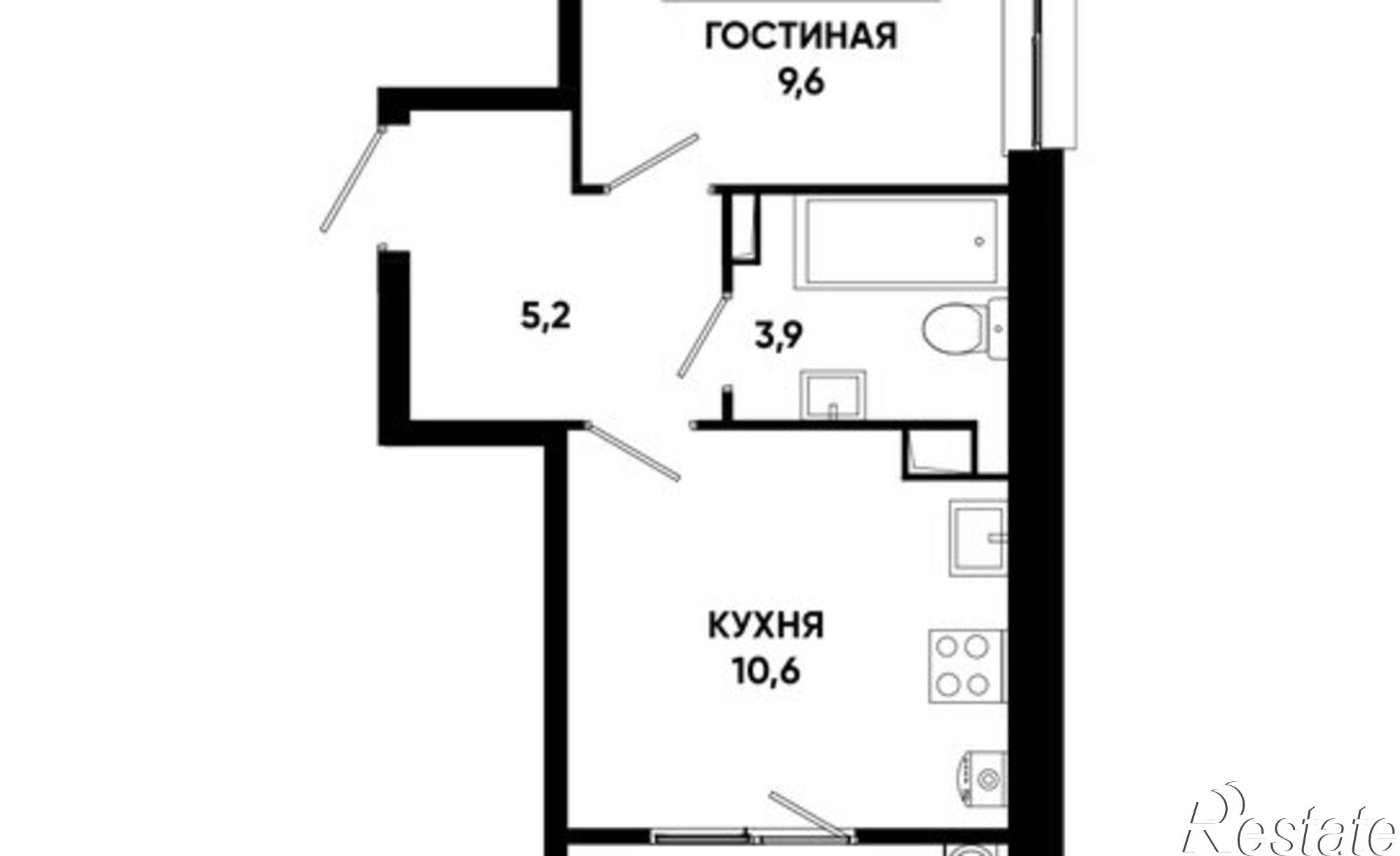 Купить квартиру за 3 806 500 рублей на Российский пр-кт, 16