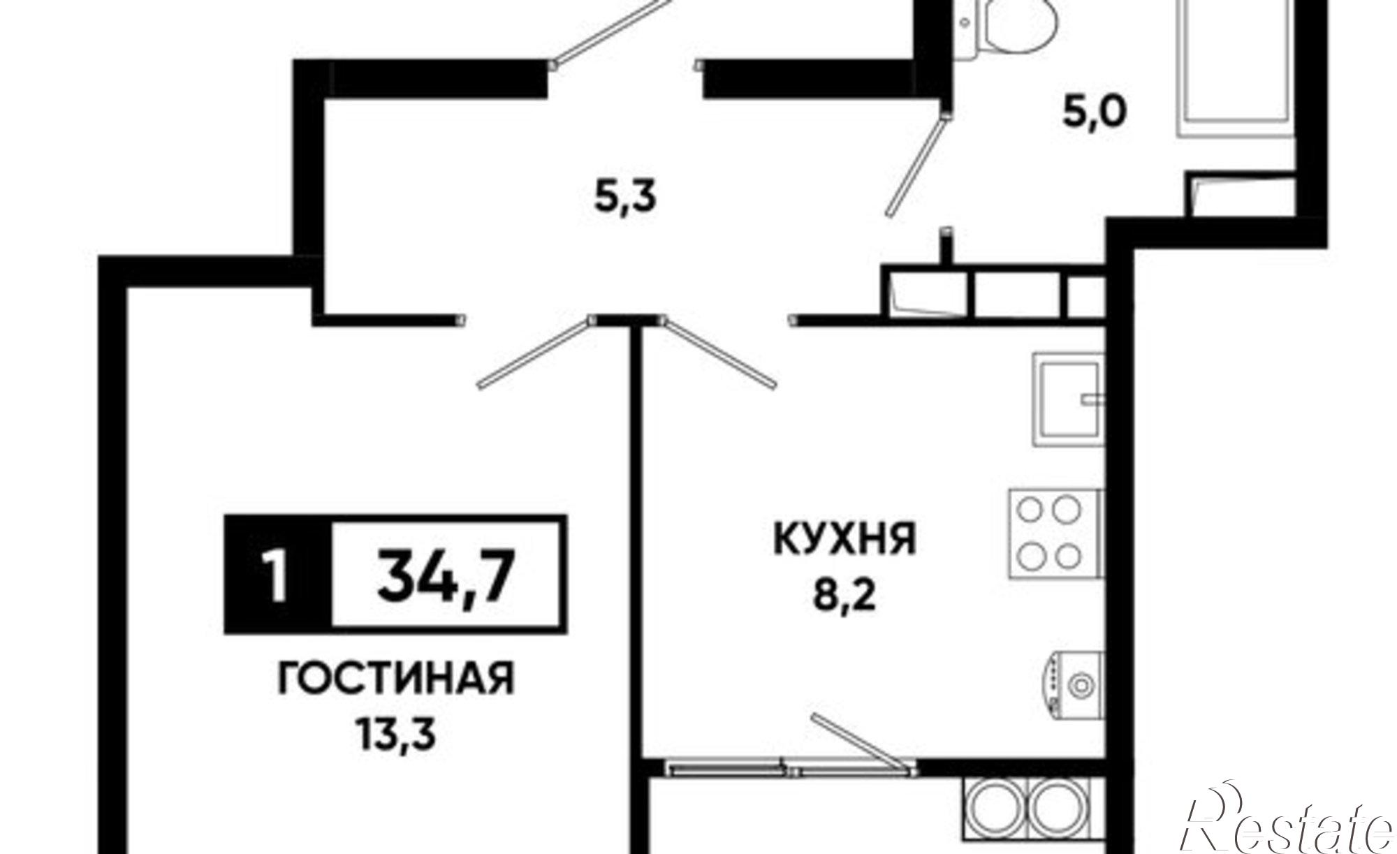 Купить квартиру за 3 990 500 рублей на Российский пр-кт, 16