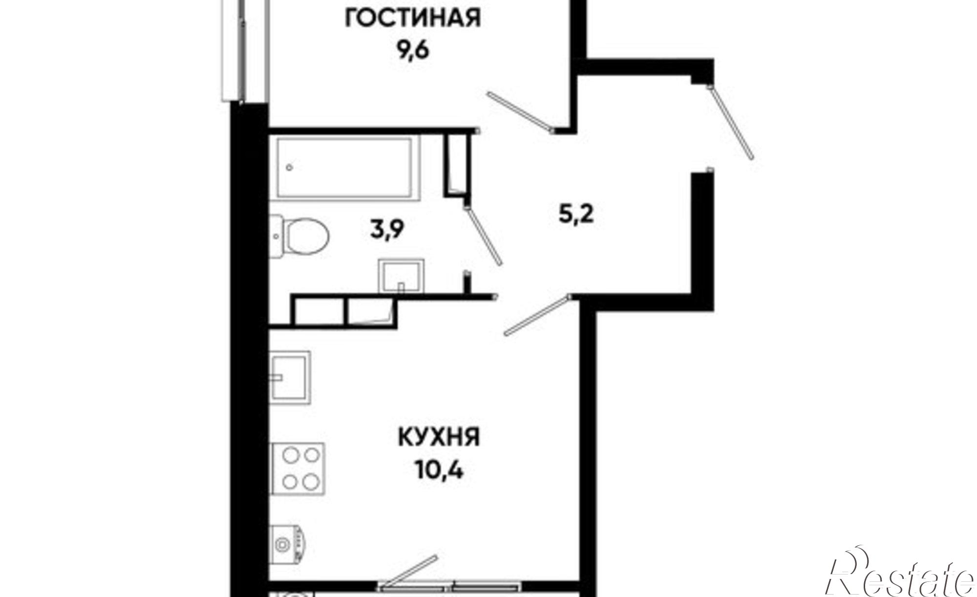Купить квартиру за 3 783 500 рублей на Российский пр-кт, 16