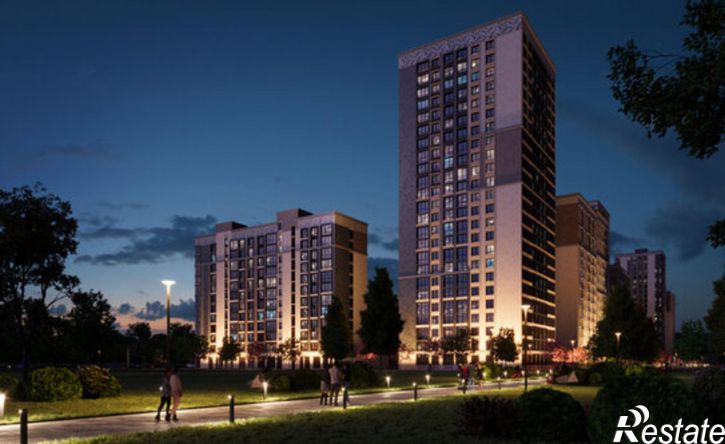 2-комн квартира в новом доме улица Андрея Голуба, 12,  д. 12