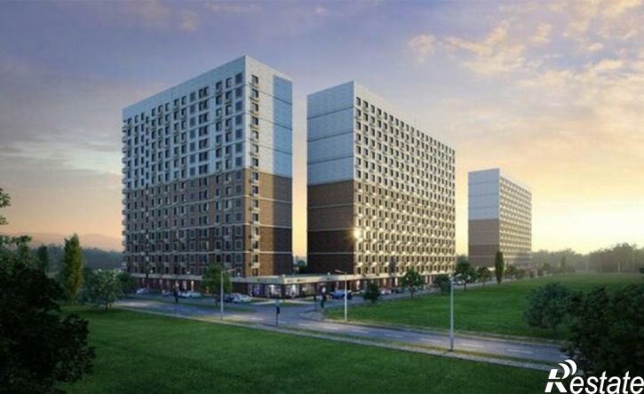 1-комн квартира в новом доме Российский пр-кт, 16,  д. 16