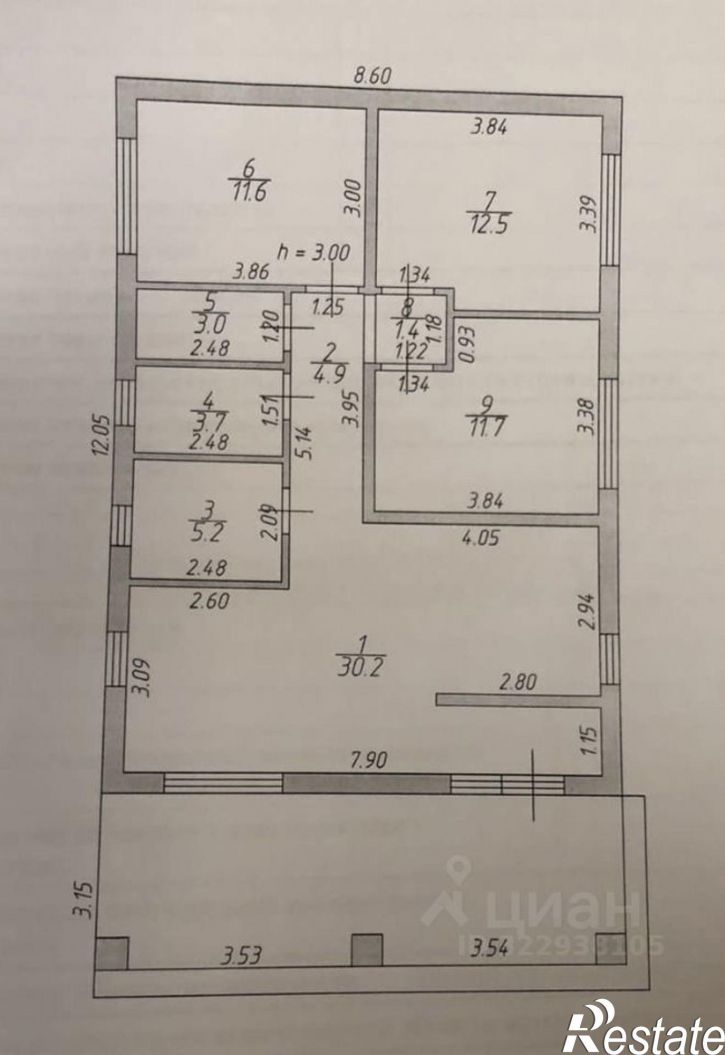 Коттедж/дом улица Росгипрозем-3, 106,  д. 106