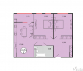 2-комн, 61 кв м, этаж 3/6 Бакинская улица, 29