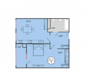 1-комн, 42 кв м, этаж 5/6 ул Бакинская, 47