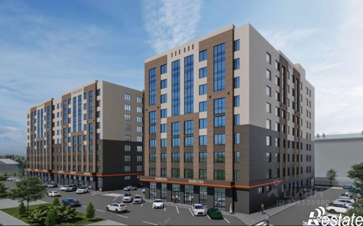 2-комн квартира в новом доме улица Мимоз, 26 с1,  д. 26 с1