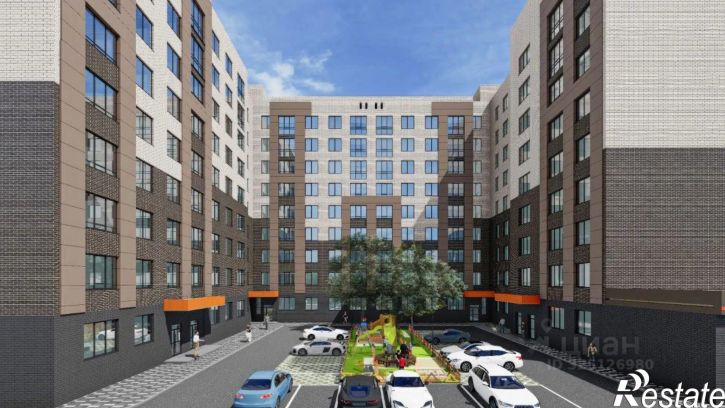 2-комн квартира в новом доме улица Мимоз, 26 с1,  д. 26 с1