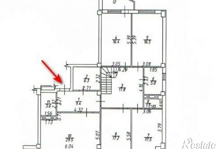 5-комн квартира улица Розы Люксембург, 32,  д. 32