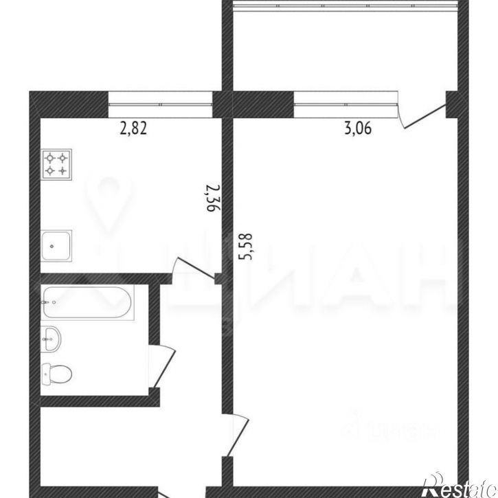 1-комн квартира ул Мира, 367/17,  д. 367/17