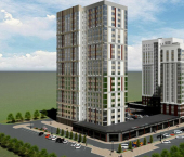 1-комн, 41кв м, этаж 19/22 Гражданская улица, 1/5