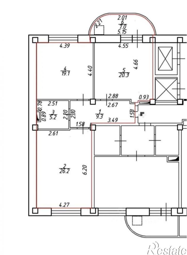 3-комн квартира улица Мира, 271,  д. 271
