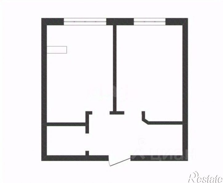 1-комн квартира улица Герцена, 112А,  д. 112А