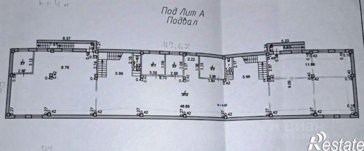 Торговое помещение улица Доваторцев, 55А,  д. 55А