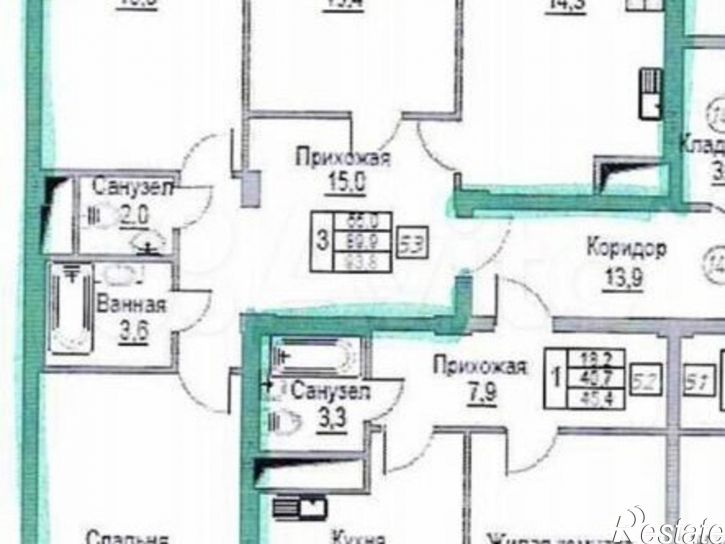 3-комн квартира улица Кирина, 32,  д. 32