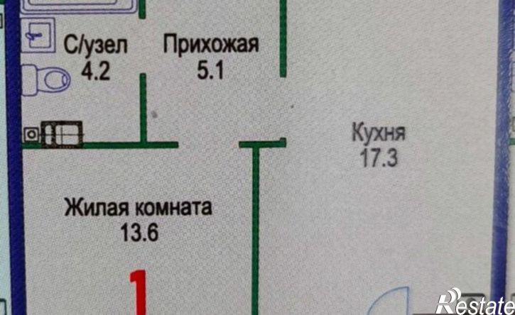 1-комн квартира Гражданская улица, 1/1,  д. 1/1