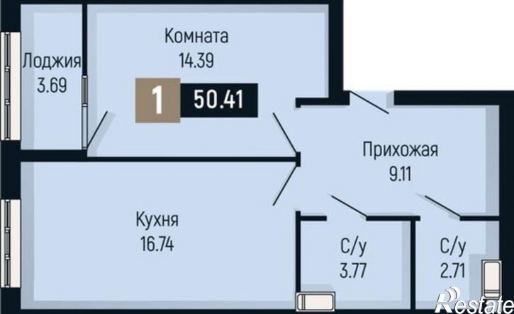 1-комн квартира в новом доме улица Мира, 429,  д. 429