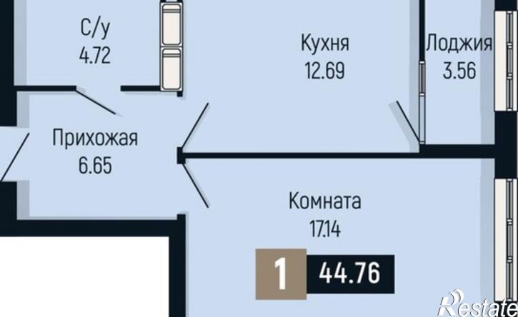 1-комн квартира в новом доме ул Мира, 429,  д. 429