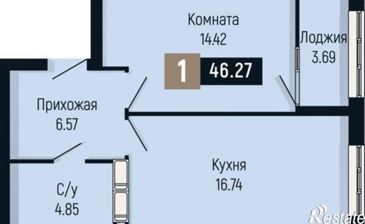 1-комн квартира в новом доме ул Мира, 429,  д. 429