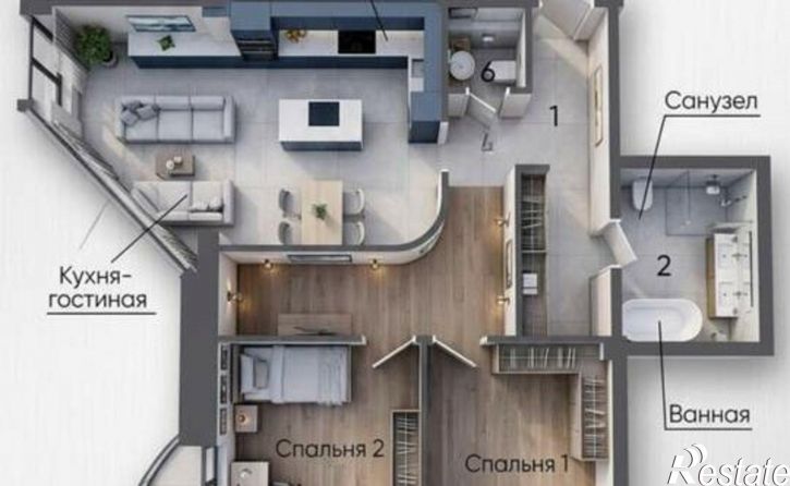 3-комн квартира улица Мира, 331,  д. 331