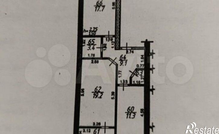 2-комн квартира Демократический пр-д, 9Б,  д. 9Б