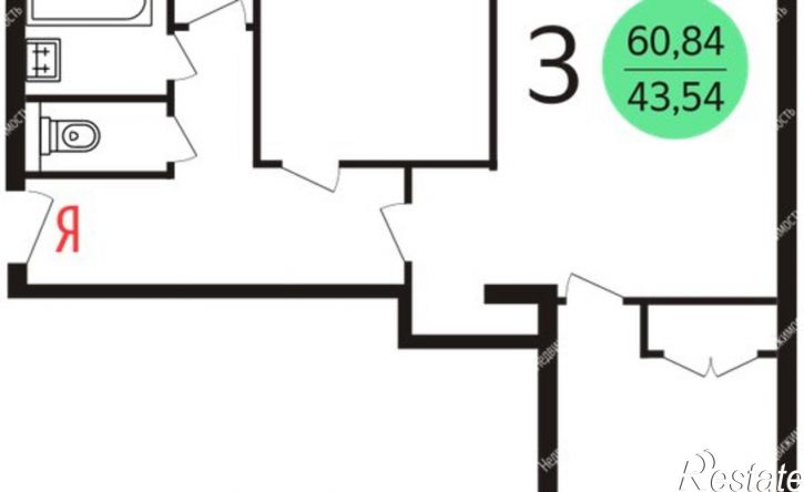 3-комн квартира ул Дзержинского, 228,  д. 228