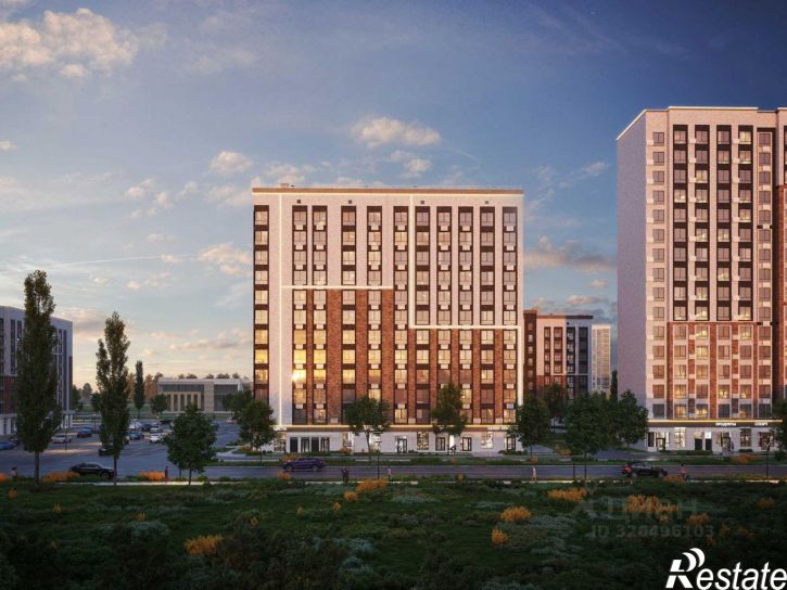 1-комн квартира в новом доме улица Андрея Голуба, 12к11