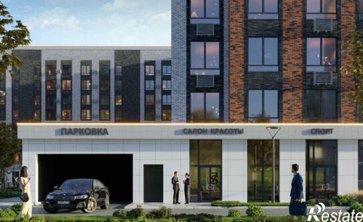1-комн квартира в новом доме улица Андрея Голуба, 12к11