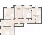 4-комн, 122 кв м, этаж 10/12 ул Ленина, 222