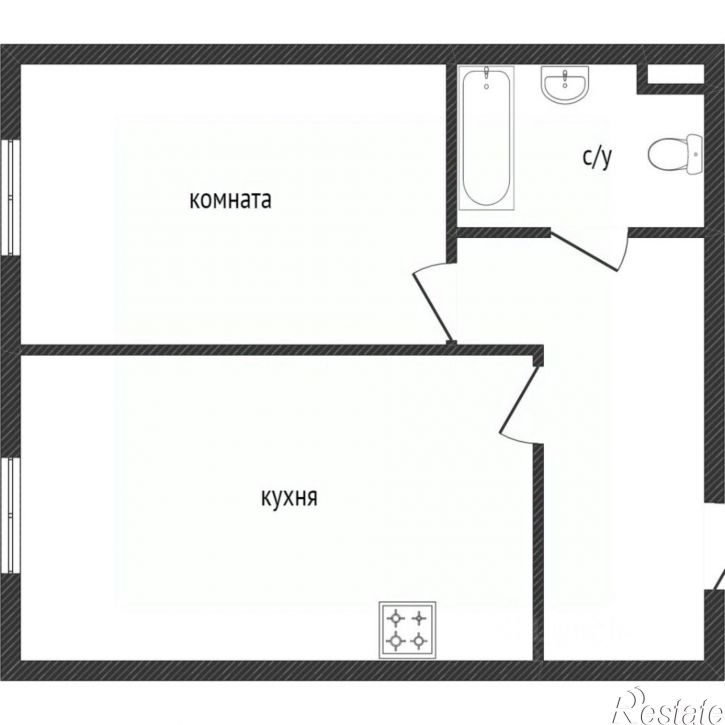 1-комн квартира ул М.Морозова, 3а,  д. 3а
