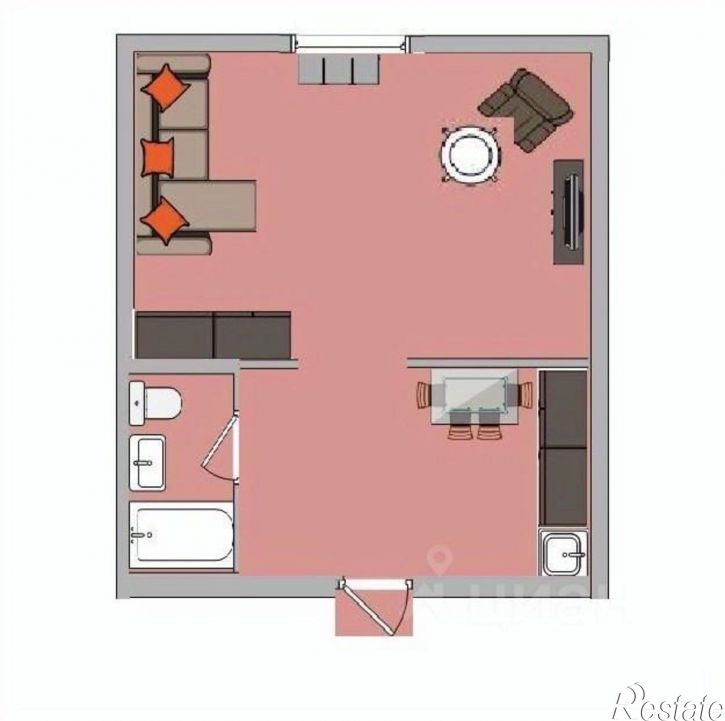 1-комн квартира ул Голенева, 35,  д. 35