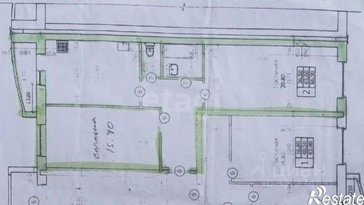 2-комн квартира ул Шпаковская, 121,  д. 121
