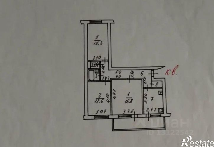 3-комн квартира ул Пирогова, 38/2,  д. 38/2