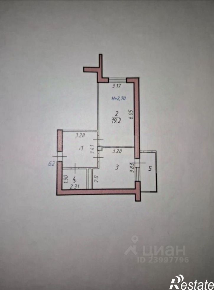 1-комн квартира ул Пирогова, 102,  д. 102