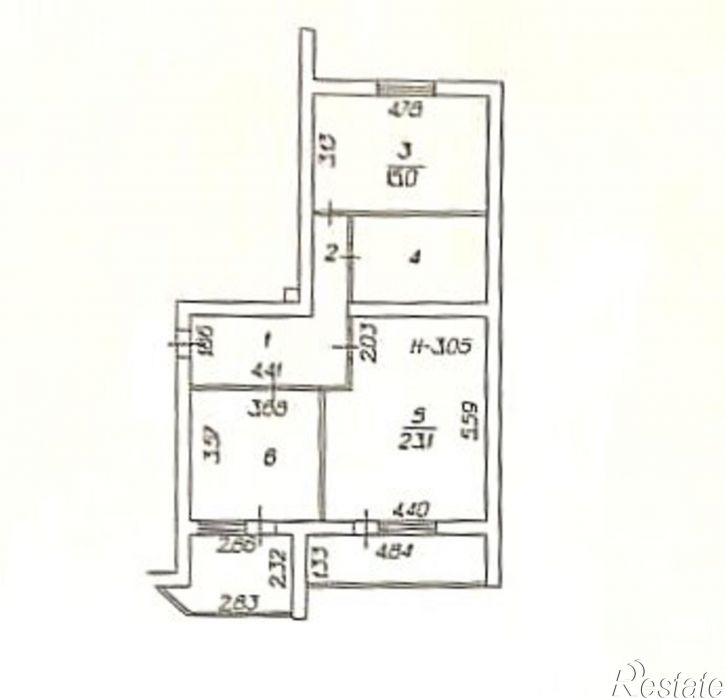 2-комн квартира ул Комсомольская, 41Б,  д. 41Б