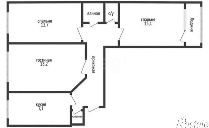 3-комн квартира ул Фроленко, 6,  д. 6
