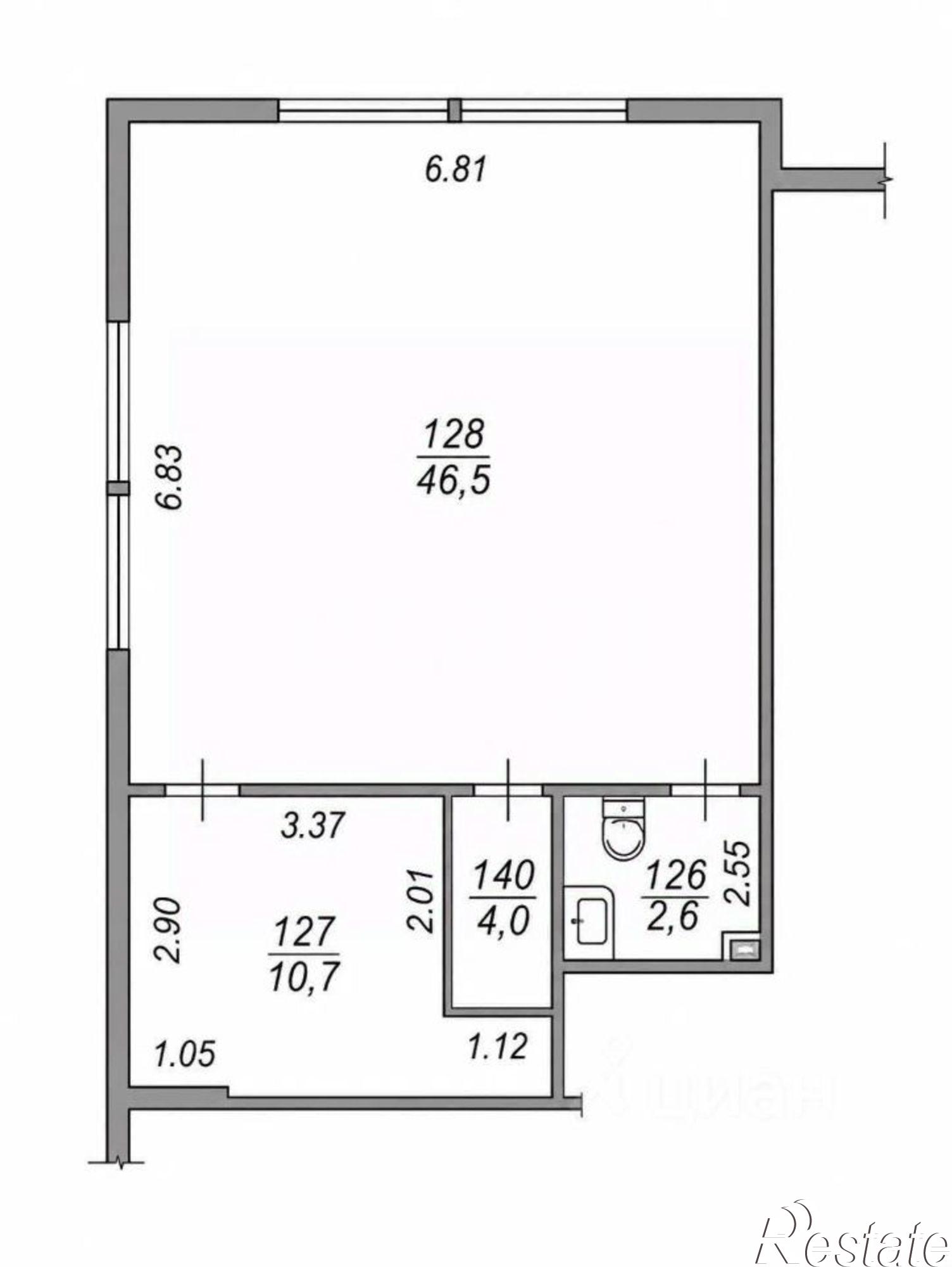 Купить торговое помещение за 10 490 500 рублей на ул Доваторцев, 44б