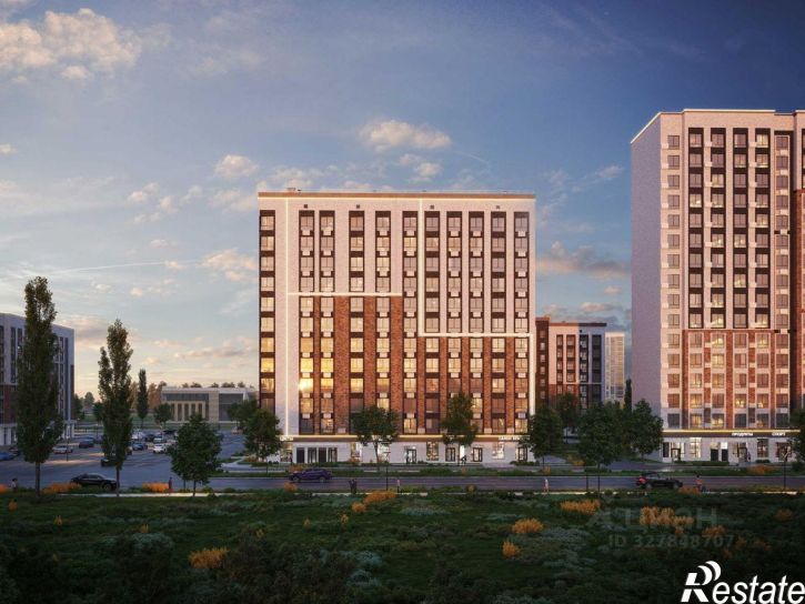 1-комн квартира в новом доме улица Андрея Голуба, 12к11
