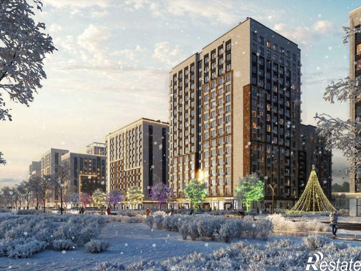1-комн квартира в новом доме улица Андрея Голуба, 12к11