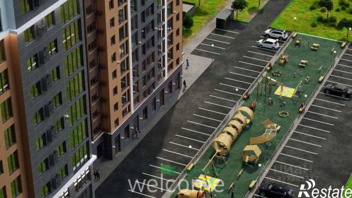 1-комн квартира в новом доме улица Андрея Голуба, 11Б