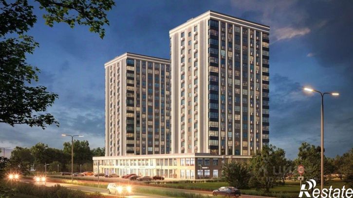 1-комн квартира в новом доме ул 45 Параллель, 52А,  д. 52А