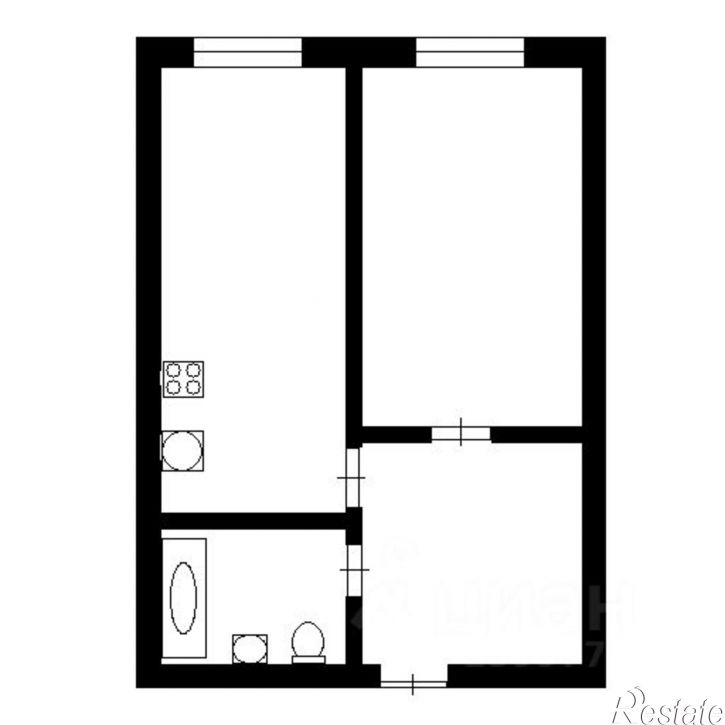1-комн квартира ул Бруснева, 8,  д. 8
