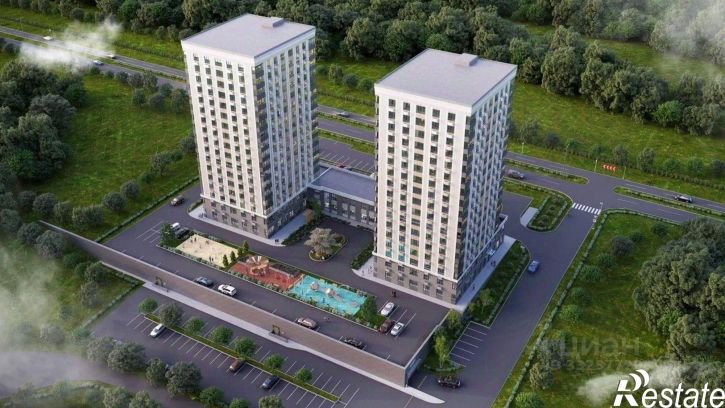1-комн квартира в новом доме ул 45 Параллель, 52А,  д. 52А