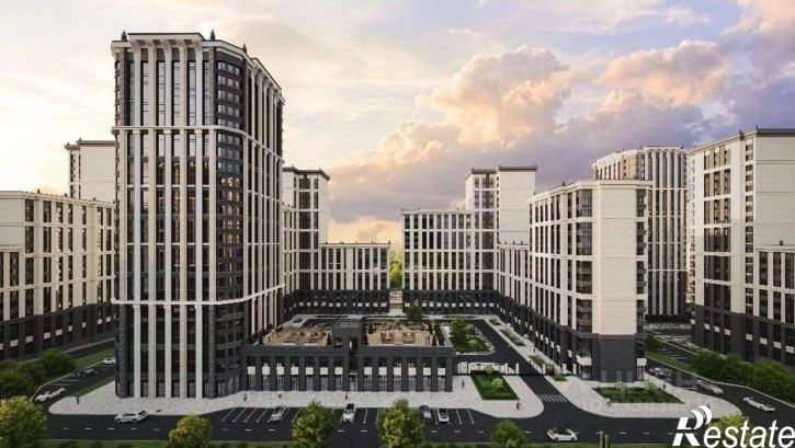 3-комн квартира в новом доме Ленинский район, микрорайон № 9