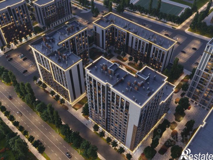1-комн квартира в новом доме улица Андрея Голуба, 12к11