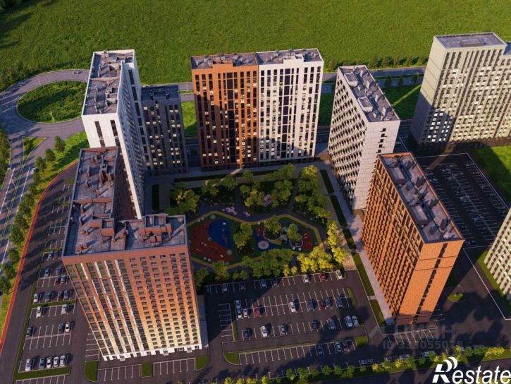2-комн квартира в новом доме Российский пр-кт, 18 2,  д. 18 2,  к. 2