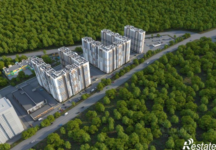 1-комн квартира в новом доме улица Южный Обход, 53В